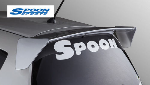 Spoon Sports SCHWARZ W800mm Windowshield Team Aufkleber
