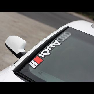 AUDI Racing Sport Auto Fenster Windschutzscheibe Aufkleber Vinyl