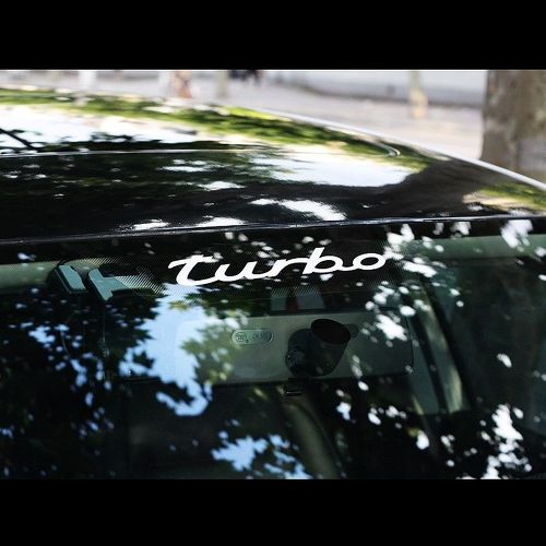 Sport Hellaflush Autofenster Windschutzscheibe Aufkleber Turbo Vinyl