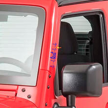 Heart Pulse-Türpfosten-Vinylaufkleber für Jeep Wrangler Rubicon_3