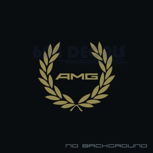 AMG Racing Kranz Aufkleber Aufkleber Logo C300 Mercedes Benz 4matic S63 C63S Paar
