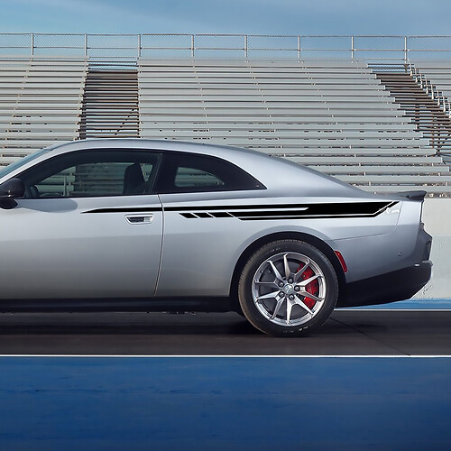 Side Quarter Panel Decal Stripes für Dodge Charger Electric
