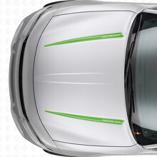 Duale individuelle Streifen Motorhauben Vinylaufkleber für Dodge Charger 2015-2026_3
