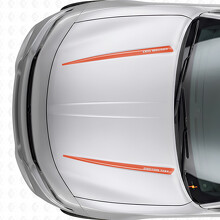 Duale individuelle Streifen Motorhauben Vinylaufkleber für Dodge Charger 2015-2026_4