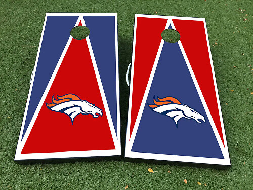 Denver Horse Cornhole Board Vinyl Wrap Aufkleberset