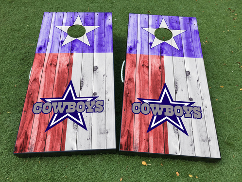 Dallas Cowboys Cornhole Brettspiel-Aufkleber Vinylfolie mit laminierter Folie