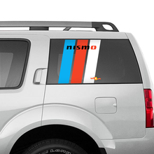 Nismo Heritage Stripes Vinyl -Aufkleber Aufkleber für Nissan Quarter Fenster
 3
