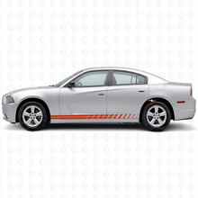 Dual Strobe Streifen Seiten Vinyl Aufkleber Sticker für Dodge Charger 2011-2014_4