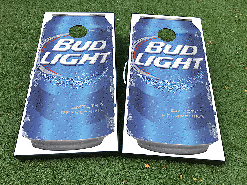 Bud Light Bierdosen Cornhole-Brett Vinyl-Folien-Set