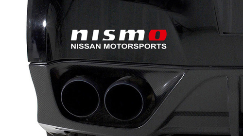 2x NISMO Nissan Motorsports Racing Vinyl Aufkleber passend für GTR Altima 350Z 370Z