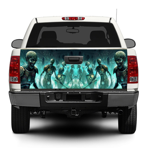 Zombies Heckklappen-Aufkleber, Aufkleber, Wrap, Pick-up-Truck, SUV, Auto
