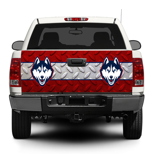 Connecticut Huskies College Basketball Heckklappen-Aufkleber, Aufkleber, Pick-up-Truck, SUV, Auto