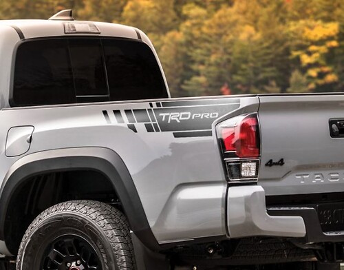 TRD Pro Geometrischer Stil Seitenwand Vinyl-Aufkleber für Toyota Tacoma