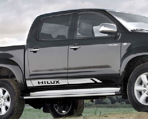 Markierte Seitliche Streifen Vinyl-Aufkleber Set für Toyota Hilux SR5