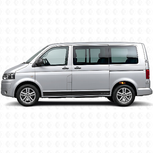 Markenseitlicher Vinyl-Streifen-Decal-Kit für Volkswagen T5 Multivan