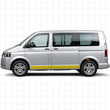 Markenseitlicher Vinyl-Streifen-Decal-Kit für Volkswagen T5 Multivan_5