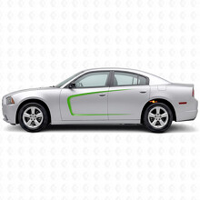 C-Style-Streifen mit Innenkontur Seitenvinylaufkleber für Dodge Charger 2011-2014_4