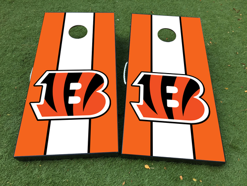 Cincinnati Bengals Football Cornhole Brettspiel-Aufkleber Vinylfolie mit laminierter Folie