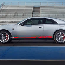 Seitentzieher Aufkleberstreifen für Dodge Charger Electric
 2