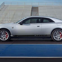 Charger Schwellerstreifen Vinylaufkleber für Dodge Charger Electric_3