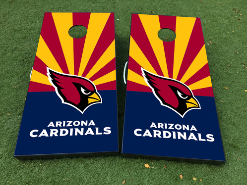 Arizona Cardinals NFL Cornhole Brettspiel -Aufkleber Vinyl -Wraps mit laminierten