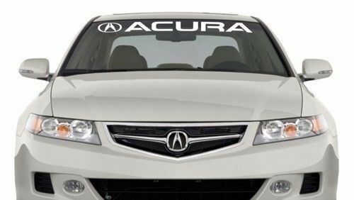 Beschriftungslogo Windschutzscheiben-Banner Vinyl-Aufkleber für Acura