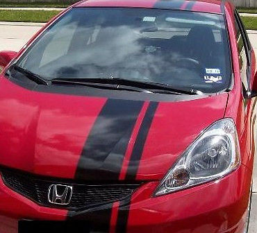 Twin Racing Hauben- und Dachstreifen Vinyl-Aufkleber-Set für Honda