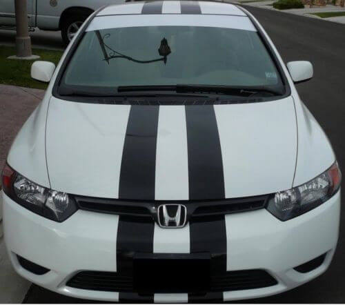 HONDA RACING STREIFEN Vinyl Aufkleber Aufkleber Emblem Grafiken Accord Civic