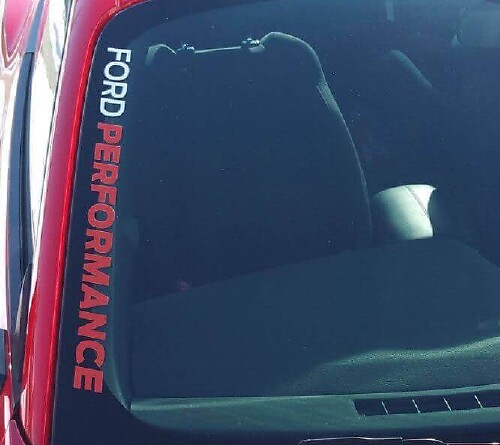 Musclecar Performance Seiten-Windschutzscheiben Vinylaufkleber
