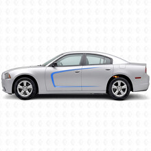 C-Style Umriss-Streifen Seiten Vinyl Aufkleber Sticker für Dodge Charger 2011-2014_2