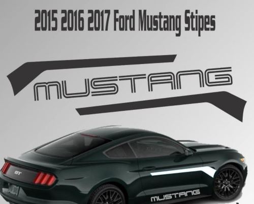 2015 2016 2017 Ford Mustang Stripe Vinyl Aufkleber Aufkleber GT 5.0 Coyote Racing Kit
