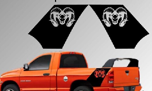 Dodge Ram Truck Bed Daytona Style Vinyl Aufkleber Aufkleber 1500 2500 3500 alle Jahre