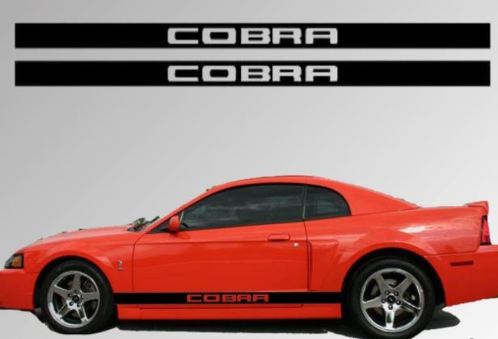 1994–2004 Ford Mustang Rocker Stripe Vinyl Aufkleber Aufkleber GT 5.0 Graphic Cobra