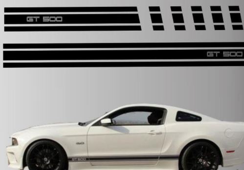 2010–2014 Ford Mustang Rocker Stripe Vinyl Aufkleber Aufkleber GT 5.0 Grafik GT 500