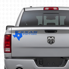 Texas Edition mit Kartenlogo Heckklappen-Vinylaufkleber für Trucks_2