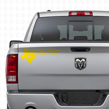 Texas Edition mit Kartenlogo Heckklappen-Vinylaufkleber für Trucks_5