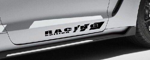 Racing Edition Seitenschweller Vinyl-Aufkleber Paar für Musclecar Musclecarmodel