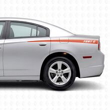Verlaufende individuelle Streifen Seiten-Vinylaufkleber für Dodge Charger 2011-2014_4