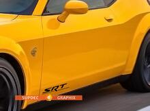 SRT Motorsports Vinyl Aufkleber Aufkleber Heckstoßstange für Dodge Charger Challenger Viper Hellcat Demon 2