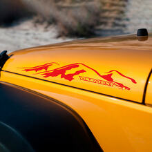 Mountain Style Motorhauben-Seitenaufkleber für Jeep Wrangler Rubicon Sahara_3