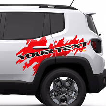Beschriftungs-Splash-Grafik Vinylaufkleber Decal für Jeep Renegade Cherokee_3
