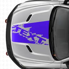 Individuelle Splash Style Motorhaubenstreifen Vinylaufkleber für Dodge Ram SUV_2