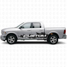 Custom Lettering Splash Style Seitlicher Vinyl-Aufkleber-Kit für Dodge Ram Truck_5
