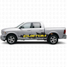 Custom Lettering Splash Style Seitlicher Vinyl-Aufkleber-Kit für Dodge Ram Truck_6