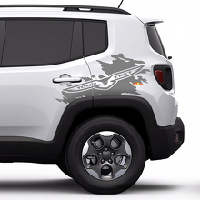 Hawk Splash Grafik Vinylaufkleber für Jeep Renegade Cherokee Compass 2