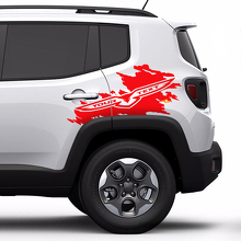 Hawk Splash Grafik Vinylaufkleber für Jeep Renegade Cherokee Compass 3
