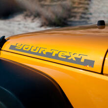 Beschriftung Stip Motorhauben-Seiten Vinyl-Aufkleber Decal für Jeep Wrangler Rubicon Sahara_2