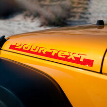 Beschriftung Stip Motorhauben-Seiten Vinyl-Aufkleber Decal für Jeep Wrangler Rubicon Sahara_3