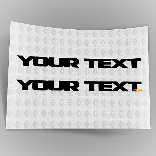 Beschriftung Kotflügel Vinylaufkleber Decals für Jeep Wrangler