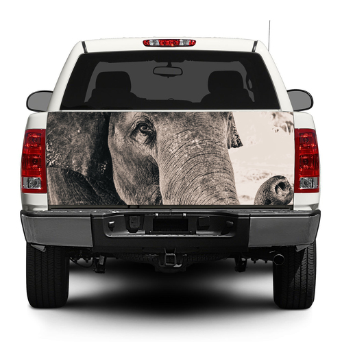 Elefant Wildes Tier Afrika Aufkleber Aufkleber Wrap Pick-up Truck SUV Auto